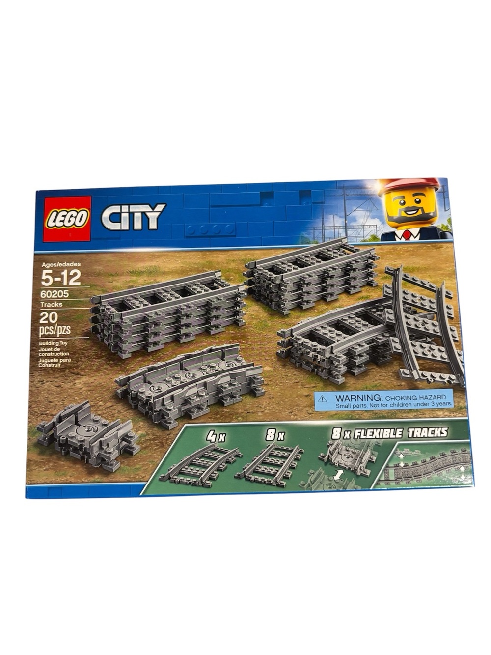 Lego City Railroad Tracks Set (#60205)